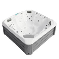 Comfort Hot Tubs Comfort Hot Tubs 6 - Person 51 - Jet Acrylic Rectangular Hot Tub with Ozonator in Grey