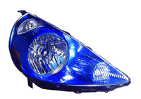 Head Lamp Passenger Side Honda Fit 2007-2008 Vivid Blue(Code B520P) Capa , Ho2503132C