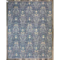 Landry & Arcari Rugs and Carpeting One-of-a-Kind Hand-Knotted New Age 9' x 12' Wool Area Rug in Blue