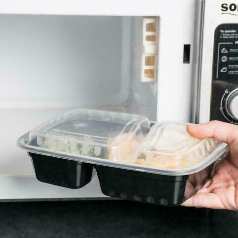 2-Compartment Rectangular Microwavable Heavyweight Container *RESTAURANT EQUIPMENT PARTS SMALLWARES HOODS AND MORE* in Other Business & Industrial in City of Toronto - Image 2