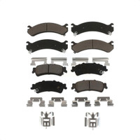 Front Rear Ceramic Brake Pads Kit For Cadillac DeVille DTS Chevrolet Silverado 3500 GMC KCX-100126
