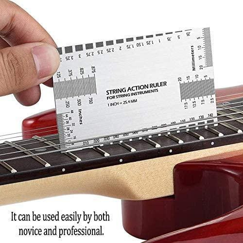Guitar String Action Ruler Gauge Tool Measuring Kit for Electric Bass and Acoustic Guitar Free Shipping in Other - Image 3