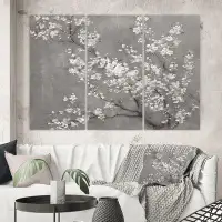 Made in Canada - The Twillery Co. 'White Cherry Blossoms II' Painting Multi-Piece Image on Canvas