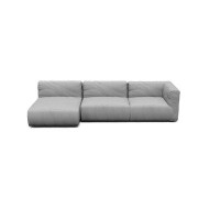 Blomus Grow 96" Wide Outdoor Symmetrical Patio Sectional with Cushions