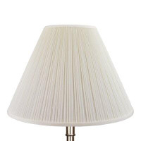 Fenchel Shades 11.75" H x 18" W Empire Lamp Shade - (Spider Attachment) In Pleated Mushroom