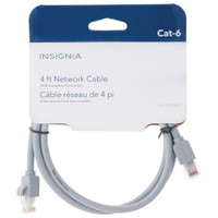Insignia NS-PNW5604-C 1.2m (4 ft.) Cat6 Network Cable (Open Box)