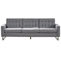 Ebern Designs Jeterson 88.38" Linen Square Arm Sofa