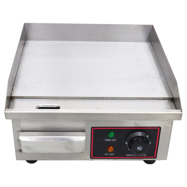 Electric Mini Flat Cooking Griddle Grill 110V Griddle Stove 022705/022706 in Other Business & Industrial in Toronto (GTA) - Image 2