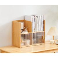 Hokku Designs Desktop Storage Shelf, Office Organizer Rack, Multi-Layer Small Bookcase For Desk