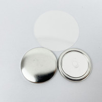 Used 100set 2-1/4 58mm Nd. Magnetic Button Metal Round Badges for DIY 015607