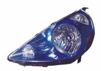 Head Lamp Driver Side Honda Fit 2007-2008 Vivid Blue(Code B520P) High Quality , HO2502132