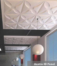 3D PVC Wall Panels in 92 Different Styles &amp; 2 sizes ( 19 5/8 x 19 5/8 ) & ( 11 7/8 x 11 7/8 ) Many NEW styles added