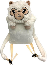A cute, soft, and convenient friend for your kids! 3-In-1 Animal Plushie, Blanket, And Backpack