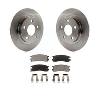 Rear Disc Rotors and Ceramic Brake Pads Kit by Transit Auto K8T-101633