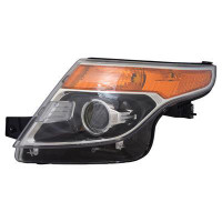 Head Lamp Driver Side Ford Explorer Limited 2011-2015 With Hid High Quality , FO2518127