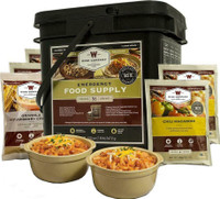 FREEZE DRIED SURVIVAL FOOD - 56 SERVINGS - 25 YEAR SHELF LIFE - Quality food to stay alive and stay healthy!
