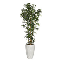 Vintage Home 82.9" Artificial Bamboo Tree in Planter