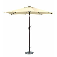 Arlmont & Co. Aarav 8.5' Lighted Market Umbrella