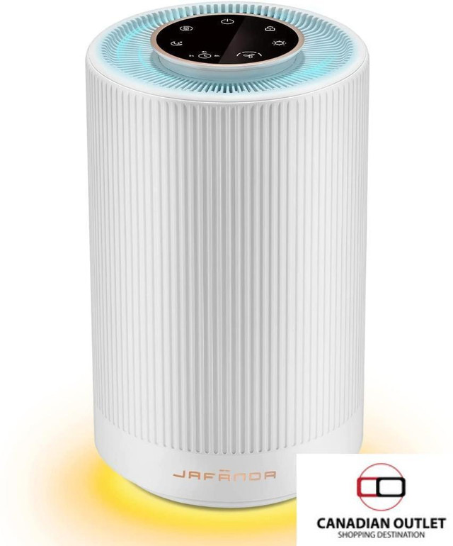 Air Purifiers - Jafanda True HEPA Air Purifier for Home with Night Light - Brand New in Heaters, Humidifiers & Dehumidifiers in City of Toronto