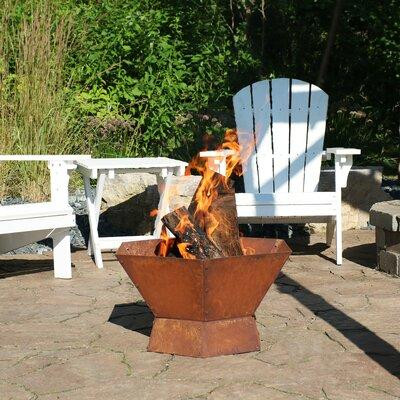 Williston Forge Schulenburg Steel Wood Burning Fire Pit in BBQs & Outdoor Cooking