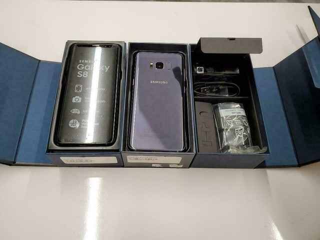 Samsung Galaxy S8 S8 Plus + *UNLOCKED* New Condition with 1 Year Warranty Includes All Accessories CANADIAN MODELS in Cell Phones in Calgary - Image 2