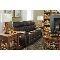 La-Z-Boy Mateo Leather Match Power Reclining Sofa with Power Headrests and Lumbar