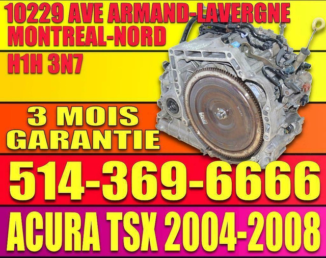 Transmission Automatique Acura TL 1999 2000 2001 2002 2003 2004 2005 2006, Automatic Transmission Acura TL in Engine & Engine Parts in Québec - Image 2