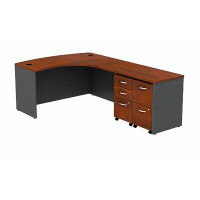 Bush Business Furniture Office 500 Collection L-Shape Executive Desk
