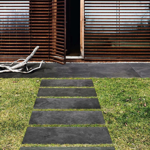 2CM Thick, Sedimentary Slate-Inspired Design - 20x40 inch -  DELEGATE™ is a ColorBody™ Porcelain Paver in 2 Colors in Decks & Fences - Image 2