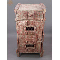 Loon Peak 40" Vintage Wooden Cabinet | Handmade