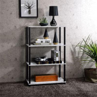 17 Stories Stylish 5 Tier Bookshelf - Durable Storage Solution For Any Room Decor