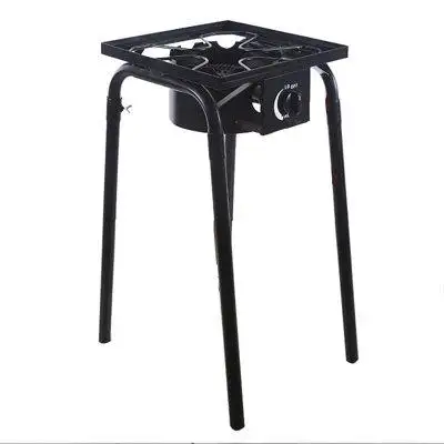 Descriptions: Cast iron structure makes the camping stove high hardness and not easy to break to pro...