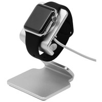 Tek Martin Wireless Charging Stand for Apple Watch - White/Silver