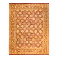 The Twillery Co. One-of-a-Kind Hayner Hand-Knotted 8'2" x 10'6" Area Rug in Orange/Beige/Yellow