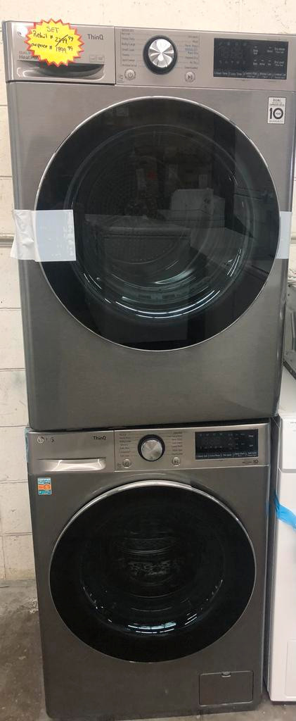 NEW SCRATCH AND DENT 24 STACKING WASHER DRYER COMBO IN STOCK in Washers & Dryers in Edmonton Area - Image 2