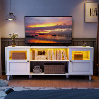 Ivy Bronx Luing 59.7'' Media Console, TV Stand with LED Lights for TVs up to 65"