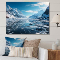 Millwood Pines Blue Glacier Frozen Eternity - Landscapes Wall Decor