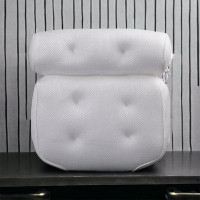 Arsuite Bath Pillow Bathtub Pillow, Bath Pillows For Tub Neck And Back Support With 6 Non-Slip Suction Cups, Ergonomic B