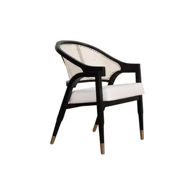 Bayou Breeze Arihan Fabric Arm Chair in Black
