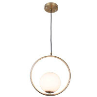Orren Ellis Mera 1-Light Single Globe Pendant