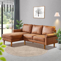 Winston Porter Kordian 81.5" Sectional Couch