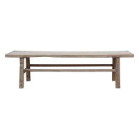 Gracie Oaks Maryvonne Solid Wood Bench