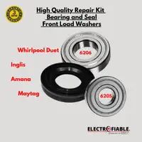 KWD1 High Quality Bearing Repair Kit for Whirlpool Duet Maytag Amana