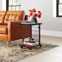 Trent Austin Design Harshad Wheel End Table with Storage