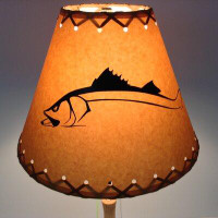 Millwood Pines Paper Empire Lamp Shade ( Clip On ) in Brown