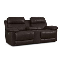 Palliser Furniture Finley 82" Leather Match Pillow Top Arm Reclining Loveseat