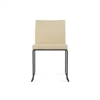 sohoConcept Aria Wire Stackable Chair in Off White Boucle