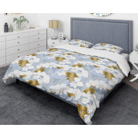 Made in Canada - East Urban Home Foliage XV Mid-Century Duvet Cover Set