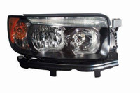 Head Lamp Passenger Side Subaru Forester 2007-2008 With Sport Pkg (Black) High Quality , SU2503135