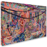 Trademark Fine Art 'BBQ' Graphic Art Print on Wrapped Canvas